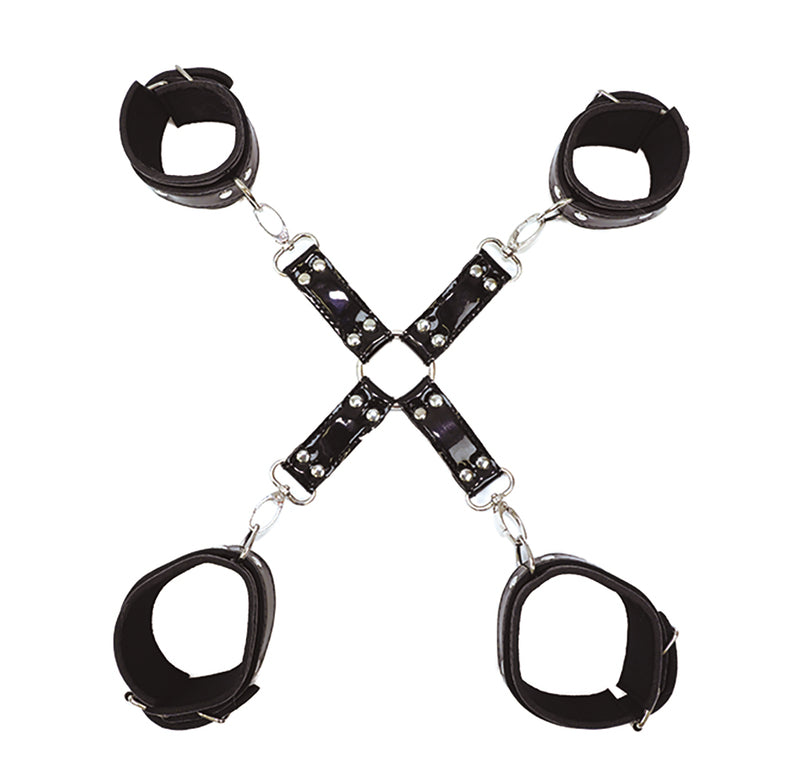TAMATOYS - Lustrous Enamel Restraints - Crossed Hands and Feet Restraints