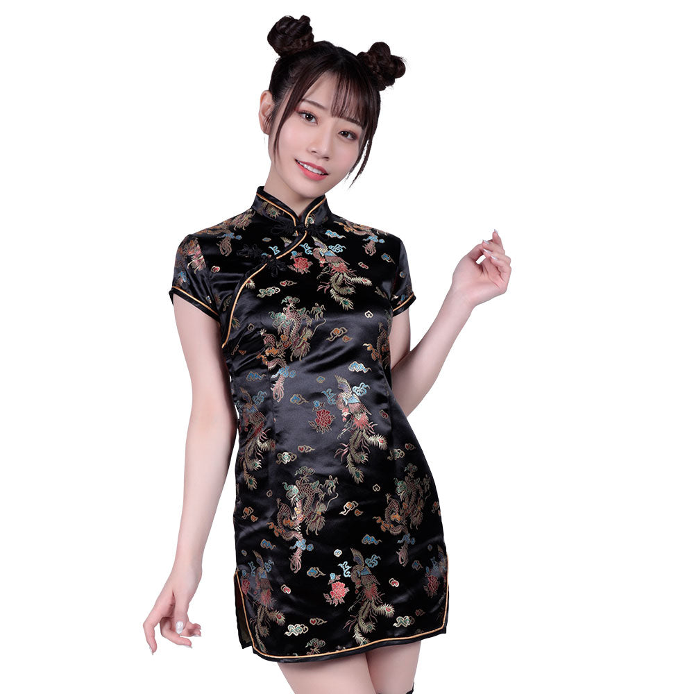 Be★With - Chinese Qipao Black Costume