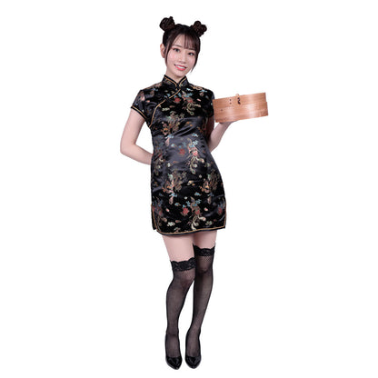 Be★With - Chinese Qipao Black Costume