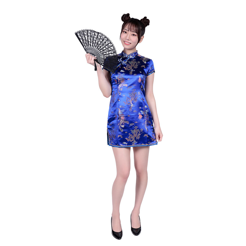 Be★With - Chinese Qipao Blue Costume