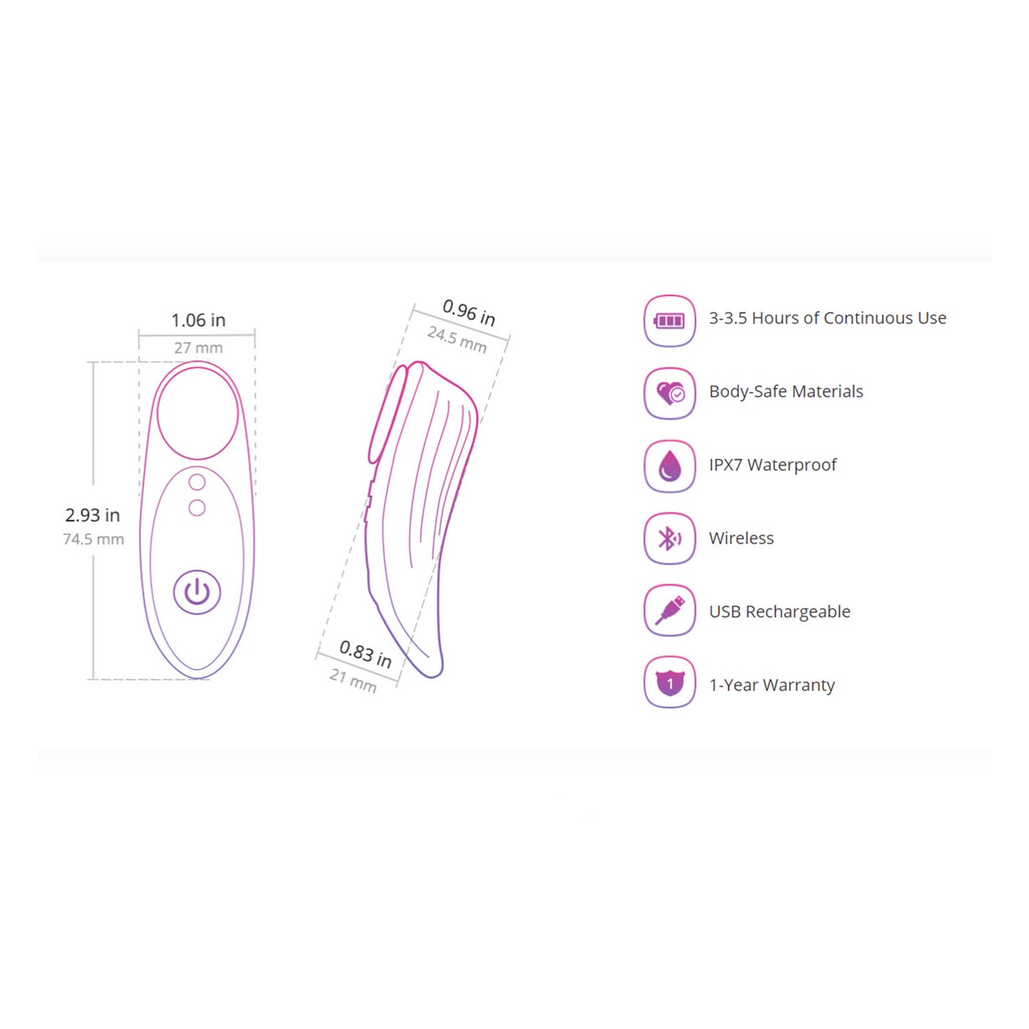 Lovense - Ferri App Controlled Panty Vibrator